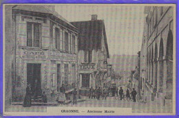 Carte Postale 02. Craonne   Ancienne Mairie Et Café De L'hotel De Ville  Très Beau Plan - Craonne