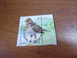 5462 OBLITERATION RONDE  SUR TIMBRE GOMME ORIGINE ISSU  BLOC OISEAUX - Used Stamps