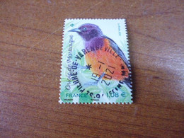 5461 OBLITERATION RONDE  SUR TIMBRE GOMME ORIGINE ISSU  BLOC OISEAUX - Used Stamps