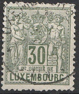 Luxembourg 1882 N° 54  Allégorie    (H2) - 1882 Allegory