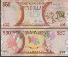 Guyana Pick-Nr: 41 Bankfrisch 2016 50 Dollars - Guyana