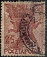 Pologne - 1930 - Y&T N° 353 Krakow 2 - Maschinenstempel (EMA)
