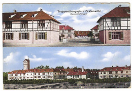 GRAFENWOEHR - Truppenübungsplatz - Mannschaftslager - Carte Colorisée / Colored Card - Grafenwöhr