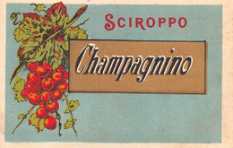 012070 "SCIROPPO - CHAMPAGNINO"   ETICH. ORIG LABEL - Frutta E Verdura