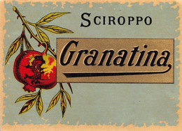 012071 "SCIROPPO - GRANATINA"   ETICH. ORIG LABEL - Fruit En Groenten