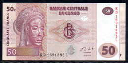 Congo 50fr 2013 KD169L Neuf - Democratic Republic Of The Congo & Zaire