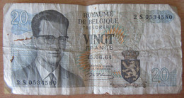 Belgique - Billet 20 Francs 1964 - Date 15.06.1964 - Otros & Sin Clasificación