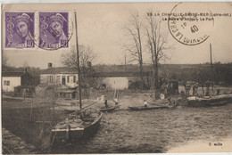 La Chapelle Basse-Mer  44  La Botre D'Anjou Et Le Port Bien Animé_Bateaux - La Chapelle Basse-Mer