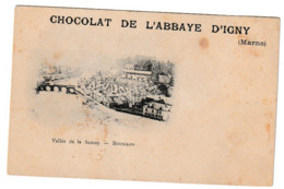 BOUILLON VALLEE DE LA SEMOY  CHOCOLAT ABBAYE D'IGNY MARNE - Bouillon