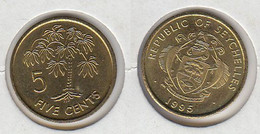 SEYCHELLES  5 Cents 1995 Five Cents - Seychelles