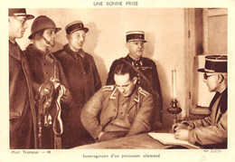 Militaria:   Guerre 39/45.   Interrogatoire D'un Prisonnier Allemand    (Voir Scan) - Weltkrieg 1939-45