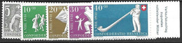 Switzerland Mnh ** 1951 Pro Patria 25 Euros All Stamps With Border Text "suffering Mothers" - Andere & Zonder Classificatie