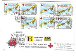 Luxembourg 2006 Sang Don ¦ Blood Donation ¦ Blut Spenden - Storia Postale