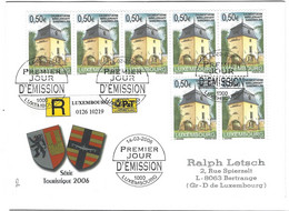 Luxembourg 2006 Sandweiler Pigeonnier ¦ Dovecot Pigeon ¦ Taubenturm - Storia Postale