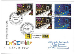 Luxembourg 2007 1957 Traite Rome ¦ Treaty ¦ Vertrag Rom - Storia Postale