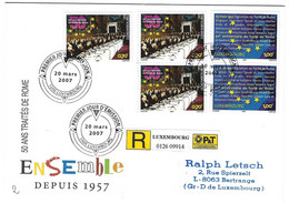 Luxembourg 2007 1957 Traite Rome ¦ Treaty ¦ Vertrag Rom - Storia Postale