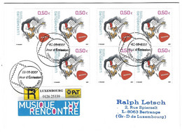 Luxembourg 2007 Rockhal Musique ¦ Music ¦ Musik Rock - Storia Postale