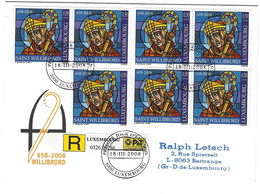 Luxembourg 2008 Echternach Willibrord - Storia Postale