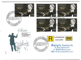 Luxembourg 2008 Henri Pensis 1900-1958 - Storia Postale