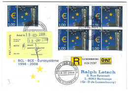 Luxembourg 2008 BCL BCE Euro - Lettres & Documents