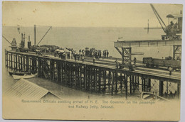 C. P. A. : GHANA : Government Officials Awaiting Arrival Of H. E. The Governor On The Passenger, SEKONDI , Stamp In 1909 - Ghana - Gold Coast