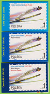 Voyo POLAND 2001 Set Of 3 Booklets Adam Malysz - Lahti (**)  MINT Mi#3878-3780 - Postzegelboekjes