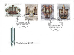 Luxembourg 2008 Orgue ¦ Organ ¦ Orgel - Storia Postale