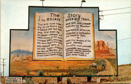 Roadside Marker "The Story Of The Mojave River Bed Trail" - American Roadside