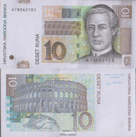 Kroatien Pick-Nr: 38a Bankfrisch 2001 10 Kuna - Croatie