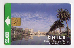 CHILI TELECARTE CHI-C-42 CTC 2000$  VINA DEL MAR Date 11/97  100 000 Ex Palmier - Chile