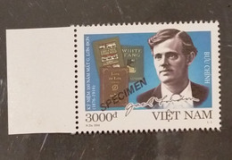 Vietnam Viet Nam MNH Perf SPECIMEN Stamp 2016 : 100th Death Anniversary Of Jack London (Ms1073) - Vietnam