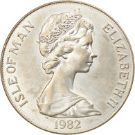Monnaie, Isle Of Man, Elizabeth II, Crown, 1982, Pobjoy Mint, SPL - Île De  Man