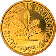 Monnaie, République Fédérale Allemande, 5 Pfennig, 1993, Stuttgart, Proof - 5 Pfennig