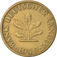 Monnaie, République Fédérale Allemande, 5 Pfennig, 1949, Stuttgart, TTB - 5 Pfennig