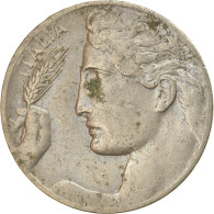 Monnaie, Italie, Vittorio Emanuele III, 20 Centesimi, 1921, Rome, TB+, Nickel - Seychelles