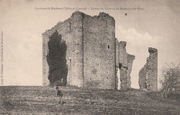 (SV3)CREUSE , Environs De BENEVENT-L' ABBAYE , Ruines Du Château De MONTAIGUT LE BLANC - Benevent L'Abbaye