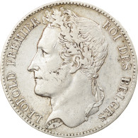 Monnaie, Belgique, Leopold I, 5 Francs, 5 Frank, 1848, TTB, Argent, KM:3.2 - 5 Frank