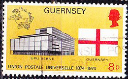 Guernsey - 100 Jahre UPU (MiNr: 108) 1974 - Gest Used Obl - Guernsey