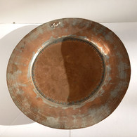 Assiette Plat Ancien En Cuivre  Massif, - Oestliche Kunst