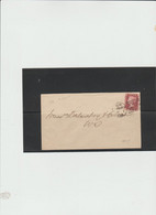 Gran Bretagna 1868 - Busta X L'Interno Affrancata Con 1p Rosso Dentellato - Covers & Documents