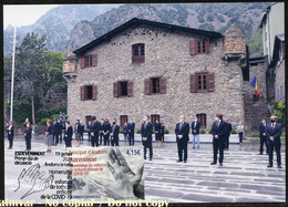 ANDORRA / ANDORRE (2021) Carte Maximum Card COVID-19 Gràcies Homenatge Esforços Tothom, Pandemic, Thanks Health Workers - Autres & Non Classés