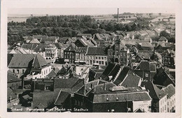 SITTARD - PANORAMA MET MARKT EN STADHUIS - Sittard