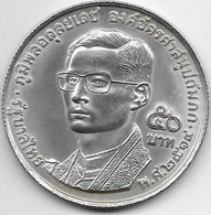 Thaïlande - 50 Baht Argent 1971 - SUP - Thaïlande