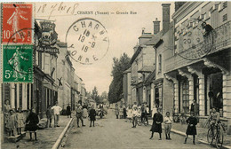 Charny * La Grande Rue * Hôtel Du Cheval Blanc VIAL LUGUES * Villageois - Charny