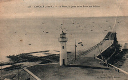 Cancale (Ile-et-Vilaine) Le Phare, La Jetée Et Les Parcs à Huîtres - Edition Lamire, Carte N° 226 - Faros