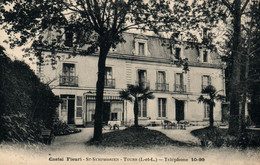 Hôtel - Le Castel Fleuri à St Saint-Symphorien, Terrasse - Tours (Indre Et Loire) Carte Non Circulée - Hotels & Restaurants