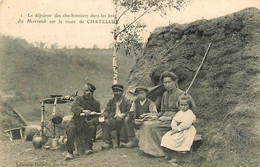 Chatellux * Chastellux Sur Cure * Déjeuner Des Charbonniers Dans Les Bois Du Morvand * Scène Local Métier Charbon - Sonstige & Ohne Zuordnung