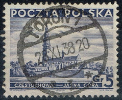 Pologne - 1937 - Y&T N° 391, Oblitéré Toroni - Máquinas Franqueo (EMA)