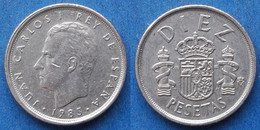 SPAIN - 10 Pesetas 1985 KM# 827 Juan Carlos I (1975-2014) - Edelweiss Coins - Otros & Sin Clasificación