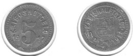 Allemagne 5 Kriegnotgeld  1917  Speyer - Monétaires/De Nécessité